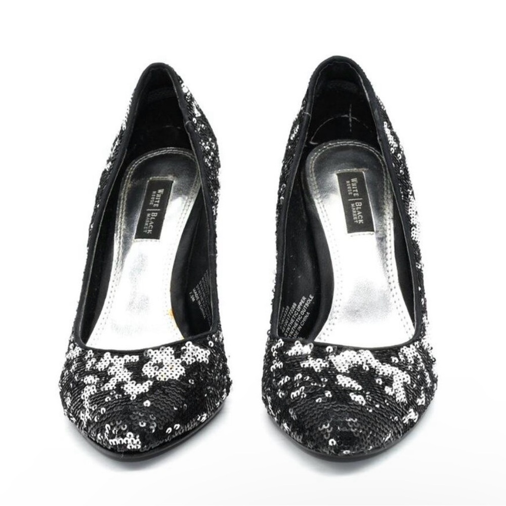 White House Black Market Athena Sequin Pump size-8
